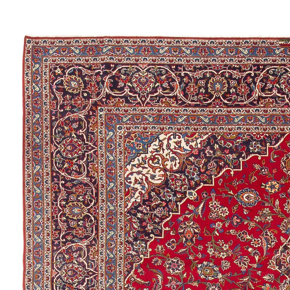 Tapis persan - Keshan - 388 x 297 cm - rouge