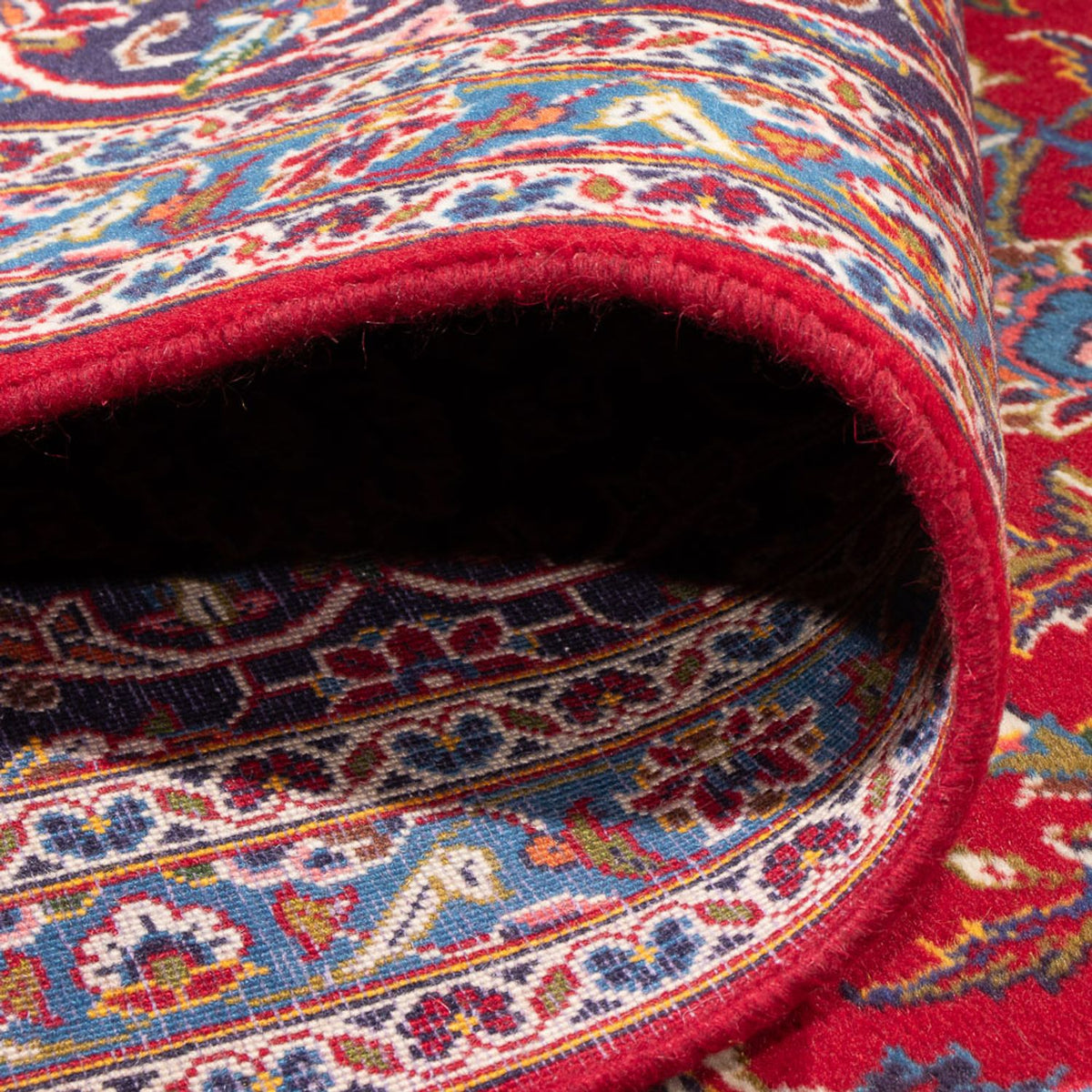 Tapis persan - Keshan - 388 x 297 cm - rouge