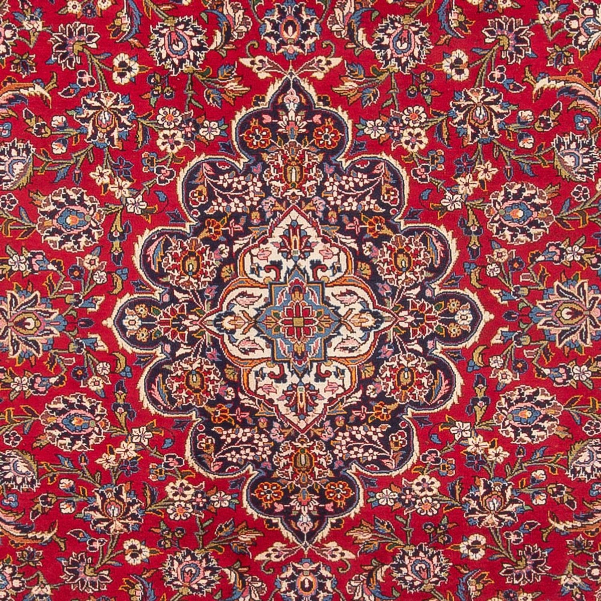 Tapis persan - Keshan - 394 x 295 cm - rouge