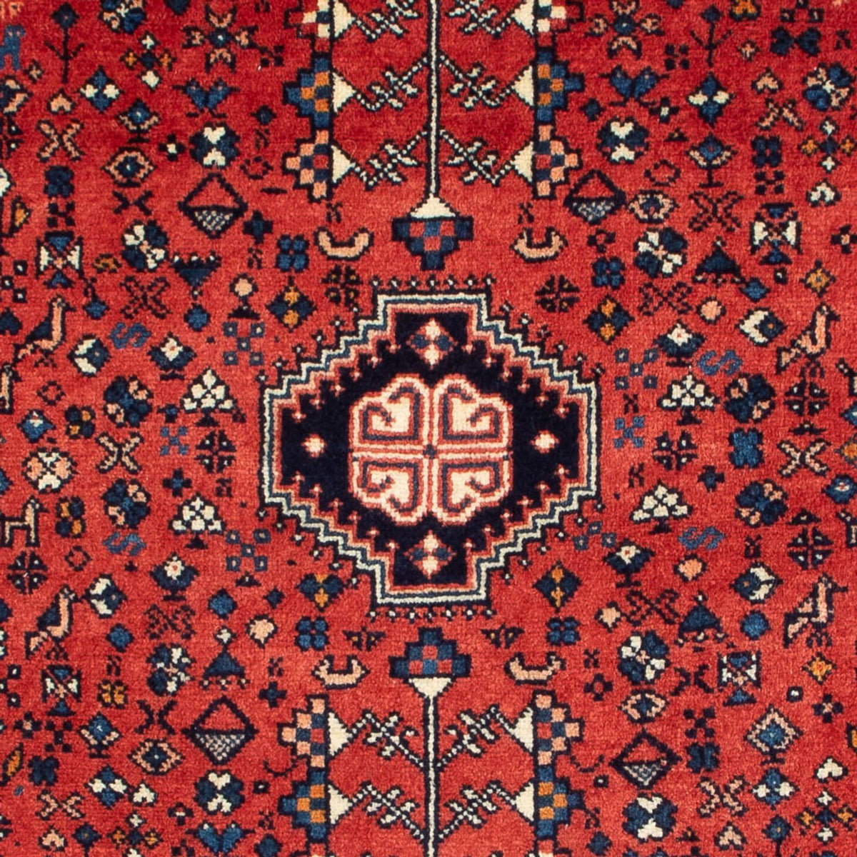 Tapis Gabbeh - Persan Kashkuli - 125 x 80 cm - rouge