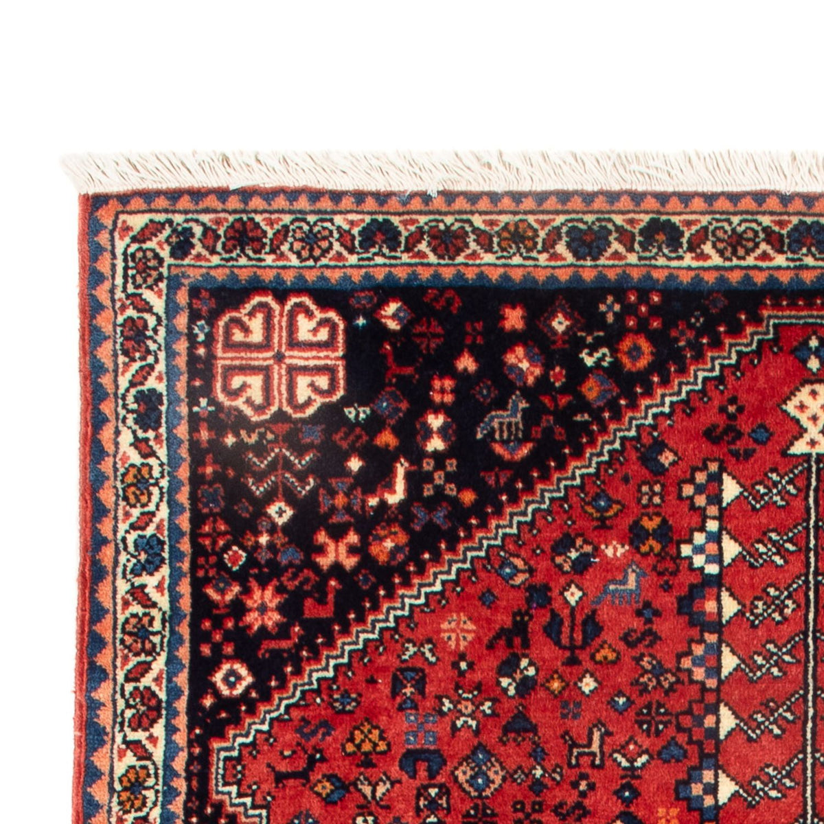 Tapis Gabbeh - Persan Kashkuli - 125 x 80 cm - rouge