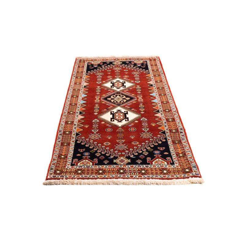 Tapis de couloir Tapis Gabbeh - Persan Kashkuli - 213 x 85 cm - rouge