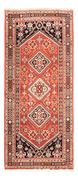 Tapis de couloir Tapis Gabbeh - Persan Kashkuli - 206 x 87 cm - orange
