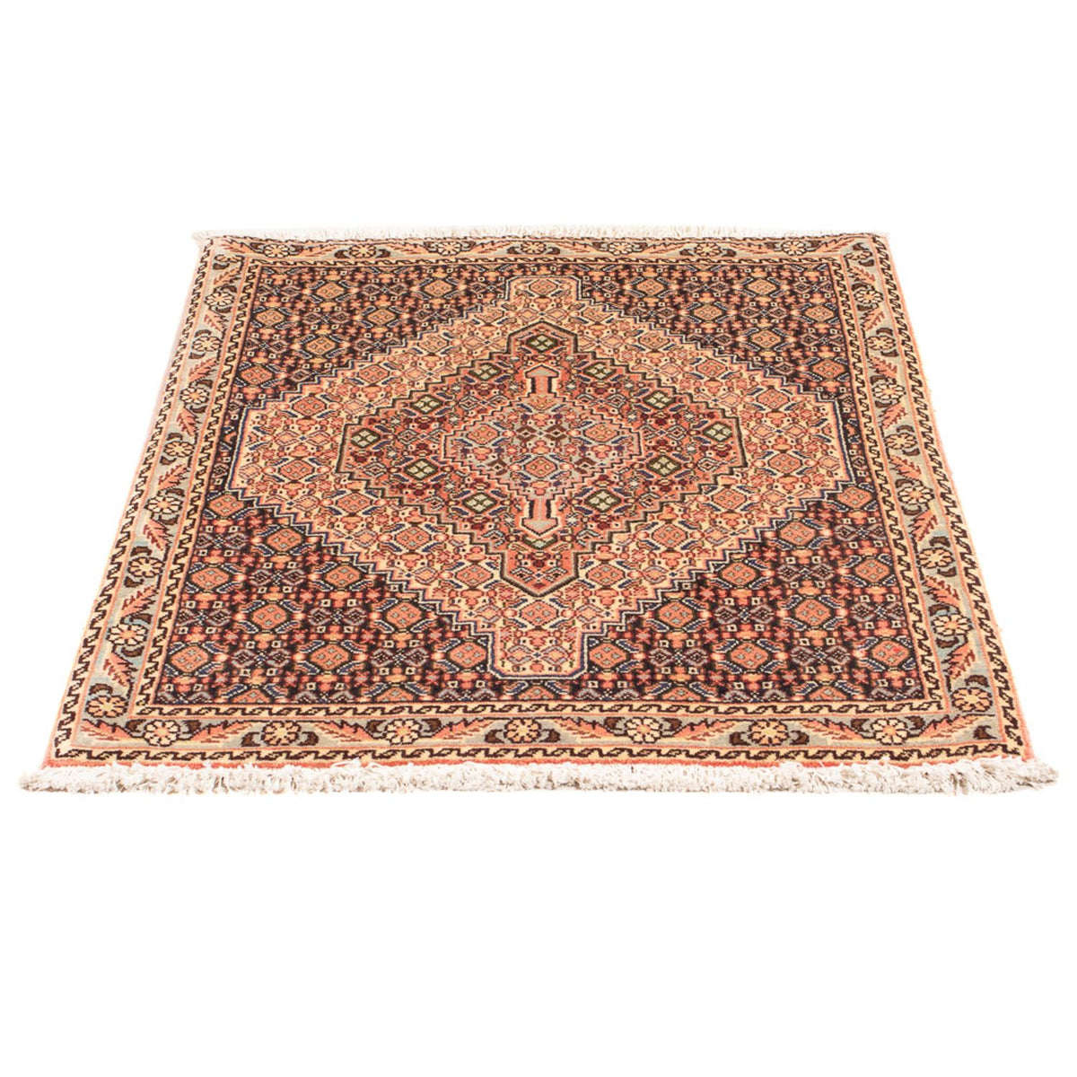 Tapis persan - Classique - 103 x 73 cm - beige foncé