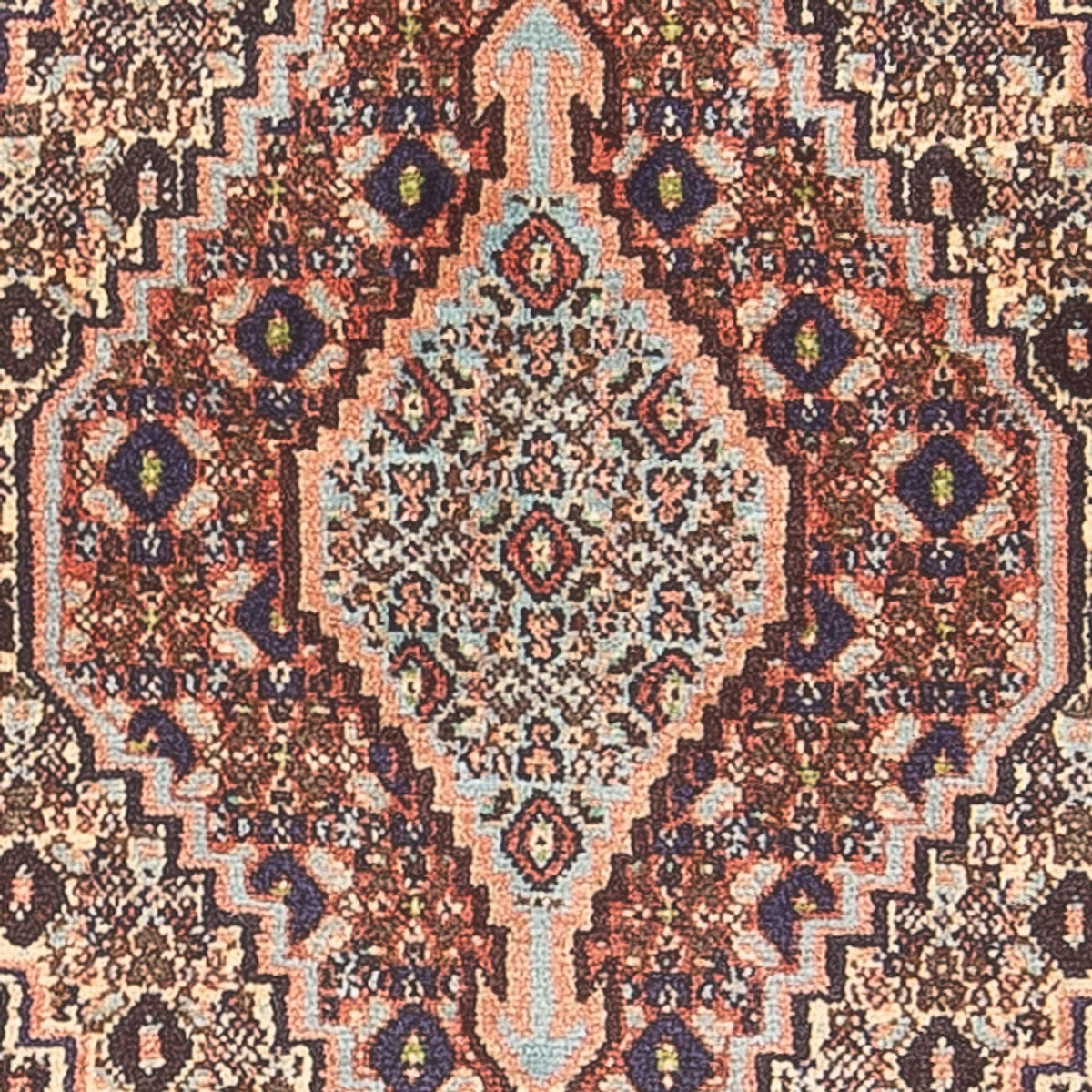 Tapis persan - Classique - 98 x 73 cm - beige foncé