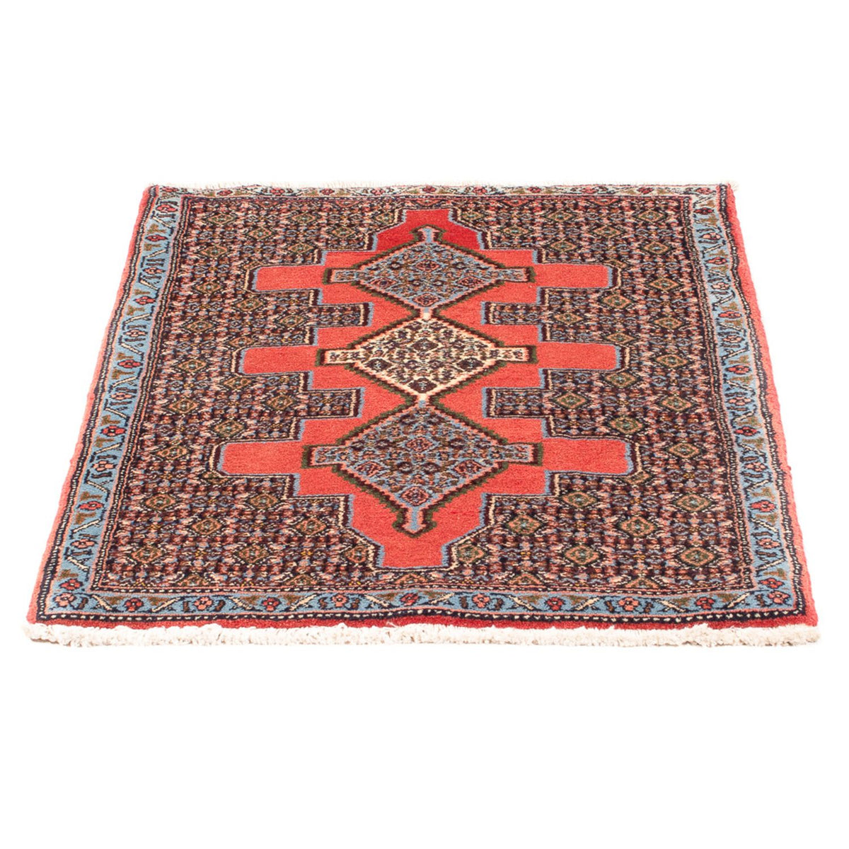 Tapis persan - Classique - 106 x 76 cm - rouge