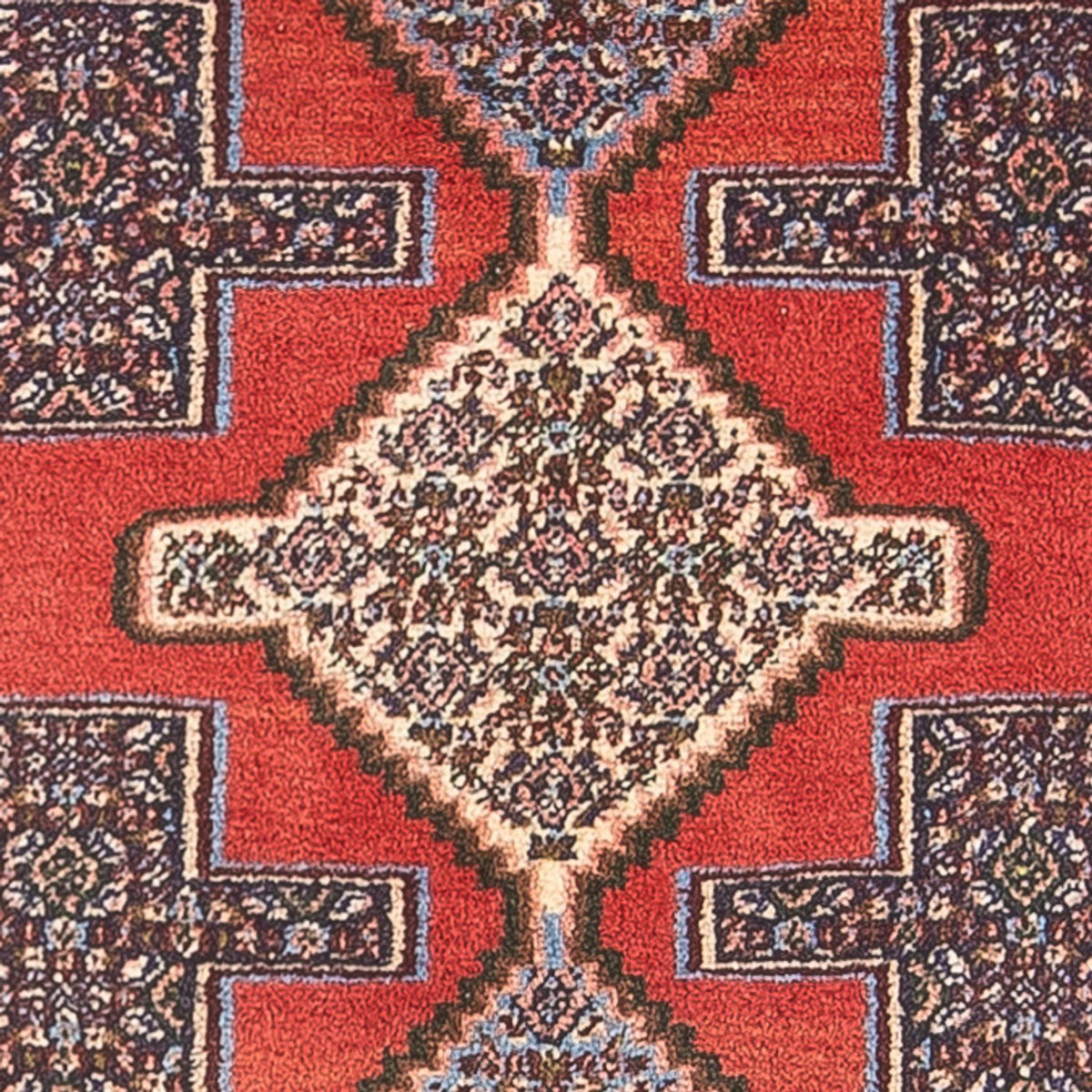 Tapis persan - Classique - 103 x 73 cm - rouge