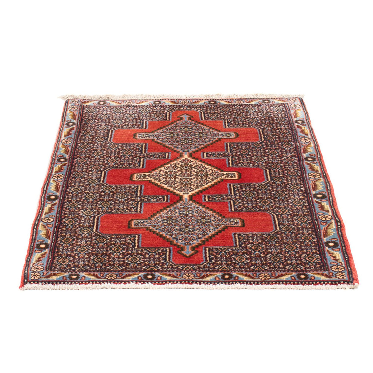 Tapis persan - Classique - 103 x 73 cm - rouge