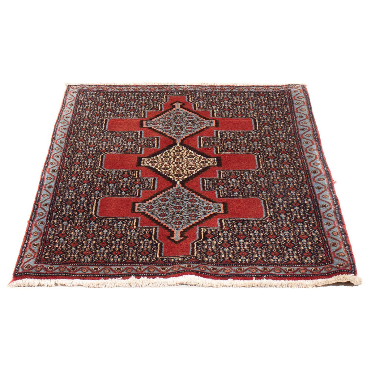 Tapis persan - Classique - 106 x 78 cm - rouge