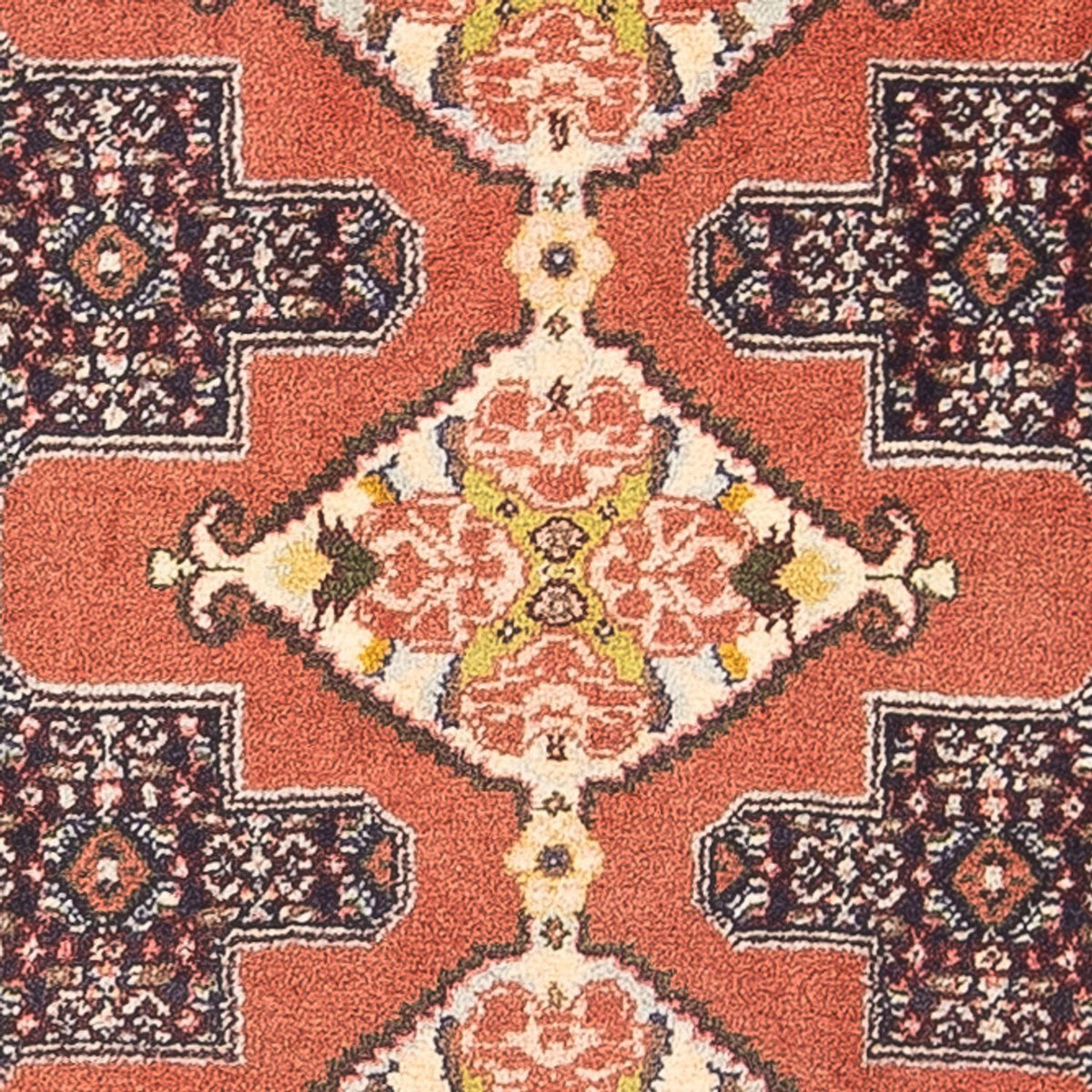 Tapis persan - Classique - 100 x 73 cm - orange