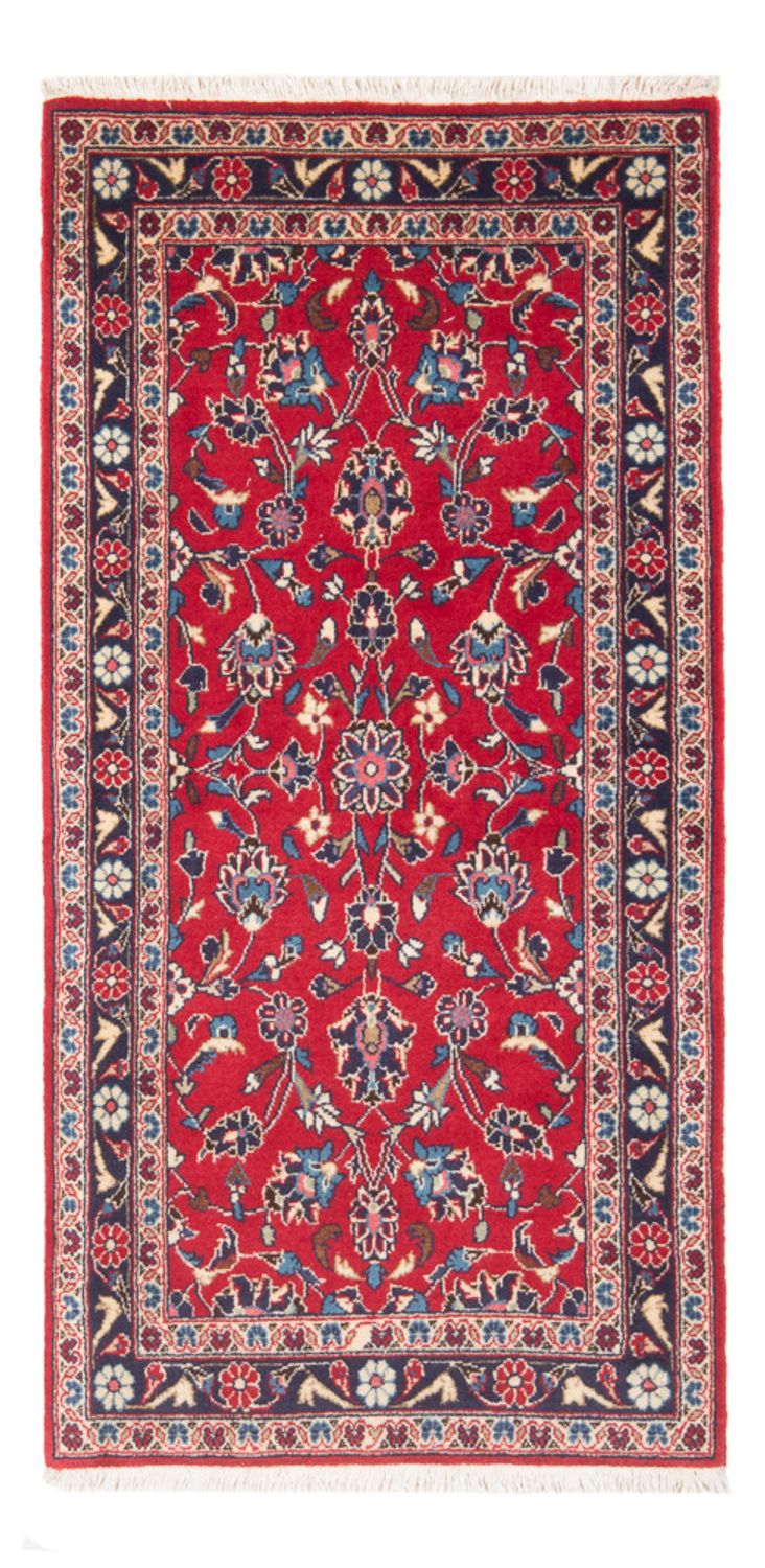 Tapis de couloir Tapis persan - Keshan - 155 x 70 cm - rouge