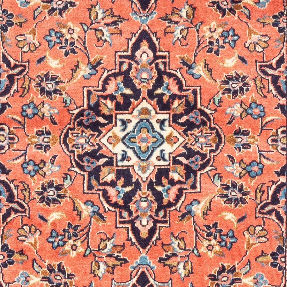 Tapis persan - Keshan - 150 x 102 cm - orange