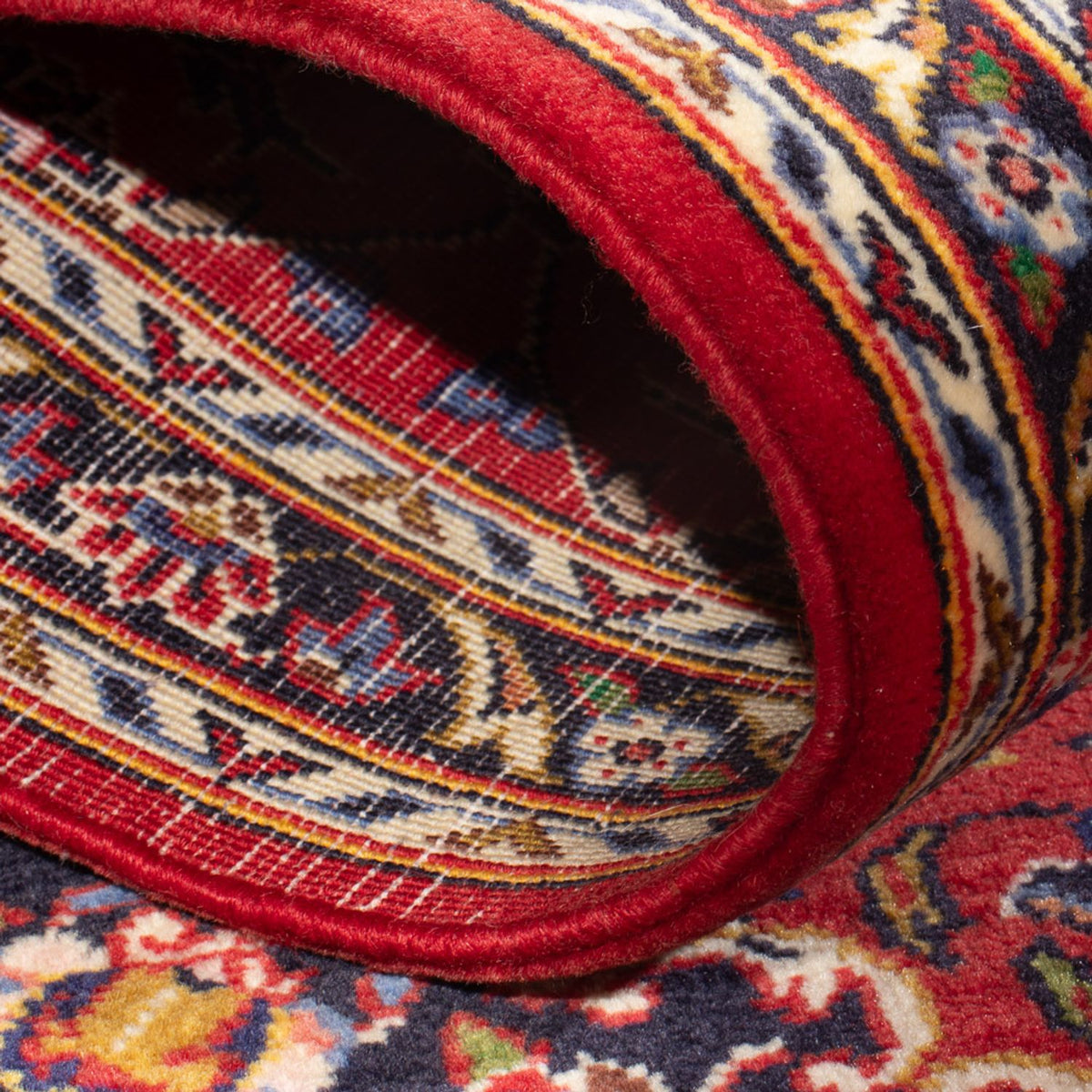 Tapis persan - Keshan - 127 x 67 cm - rouge