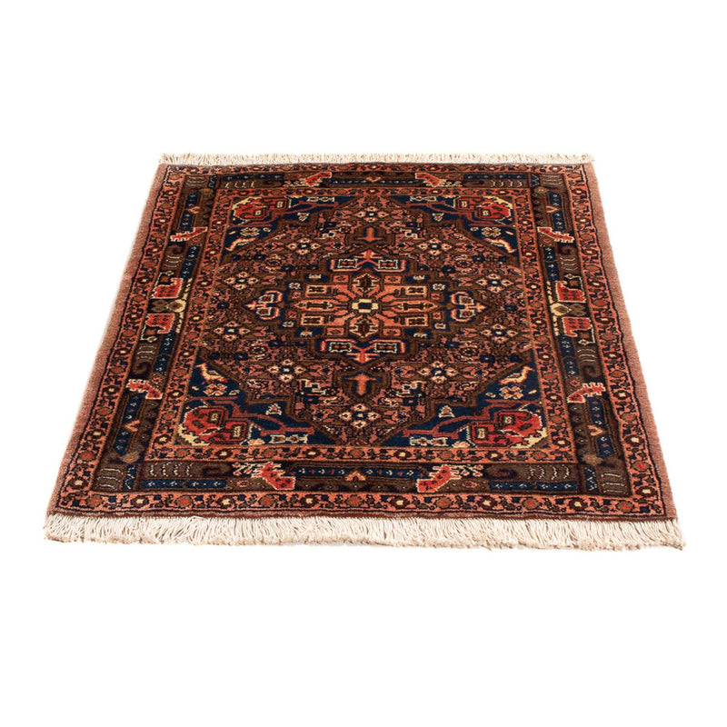 Tapis persan - Nomadic - 90 x 75 cm - bleu