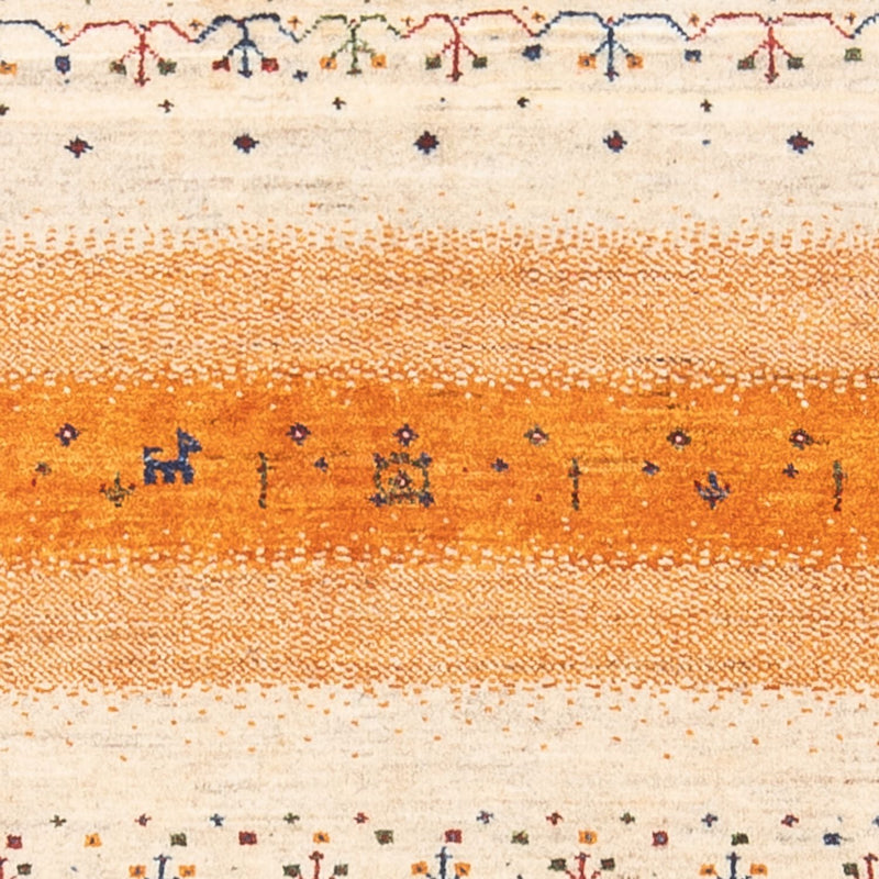 Tapis Gabbeh - Loribaft Persan - 131 x 82 cm - multicolore