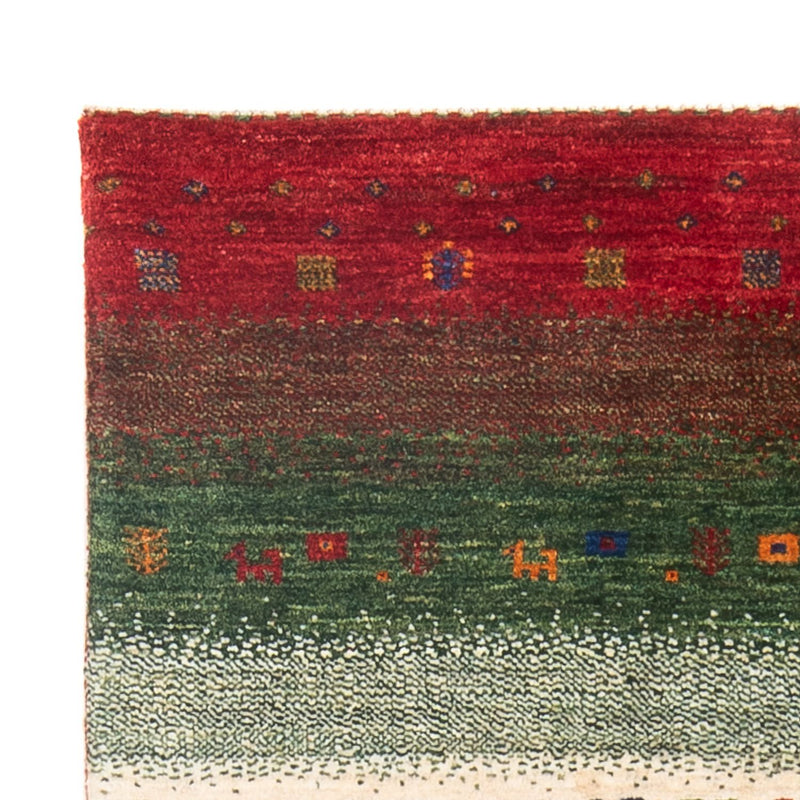 Tapis Gabbeh - Loribaft Persan - 131 x 82 cm - multicolore