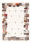 Tapis Gabbeh - Loribaft Persan - 126 x 88 cm - multicolore