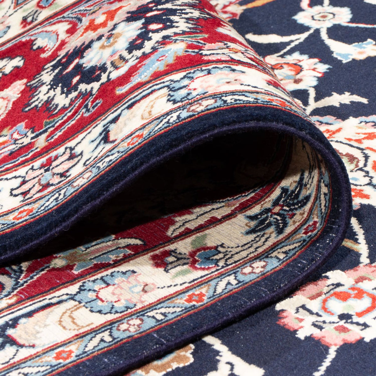 Tapis persan - Classique - 348 x 248 cm - bleu foncé