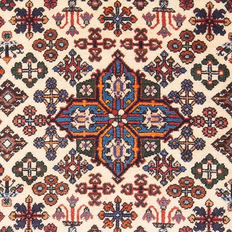 Tapis de couloir Tapis persan - Nomadic - 165 x 65 cm - crème