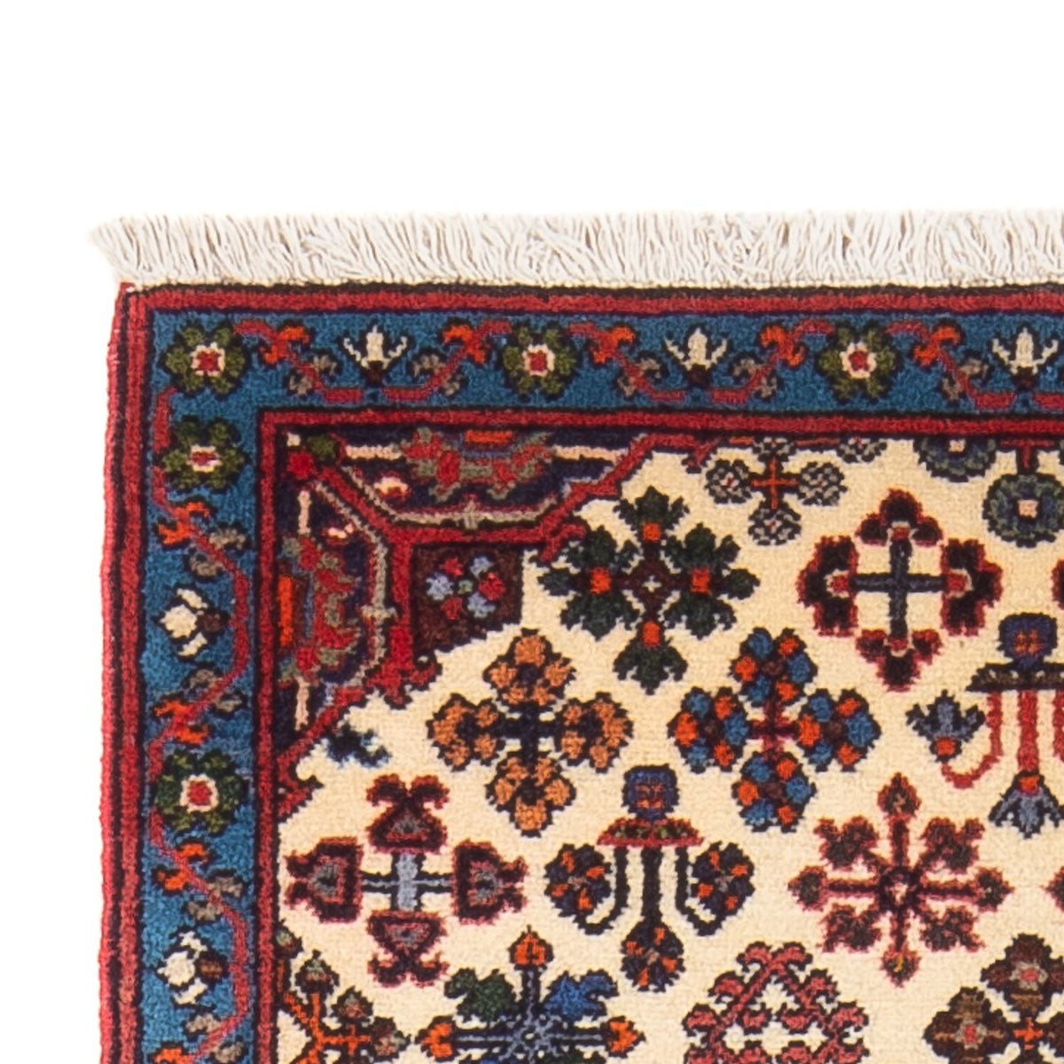 Tapis de couloir Tapis persan - Nomadic - 165 x 65 cm - crème