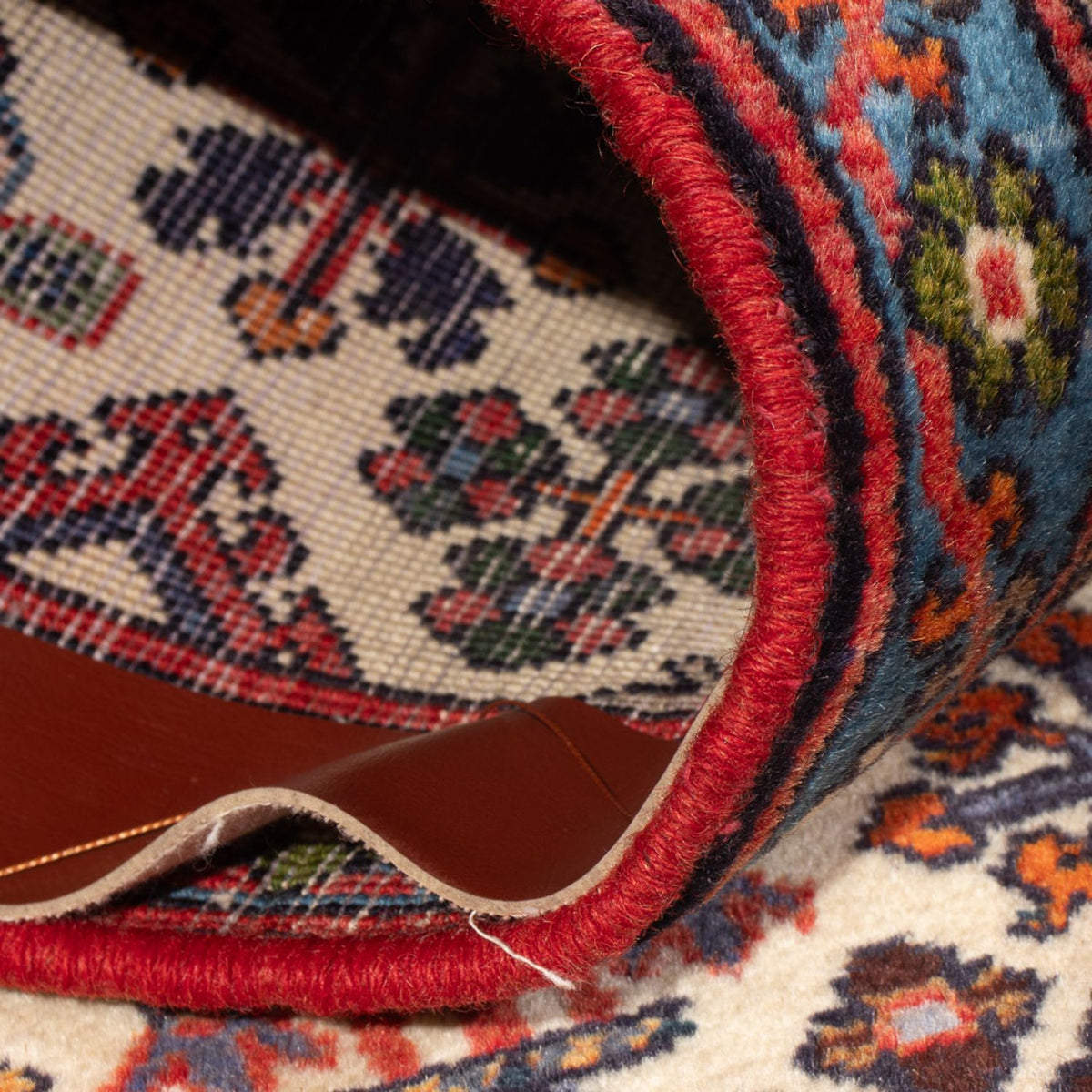 Tapis de couloir Tapis persan - Nomadic - 165 x 65 cm - crème