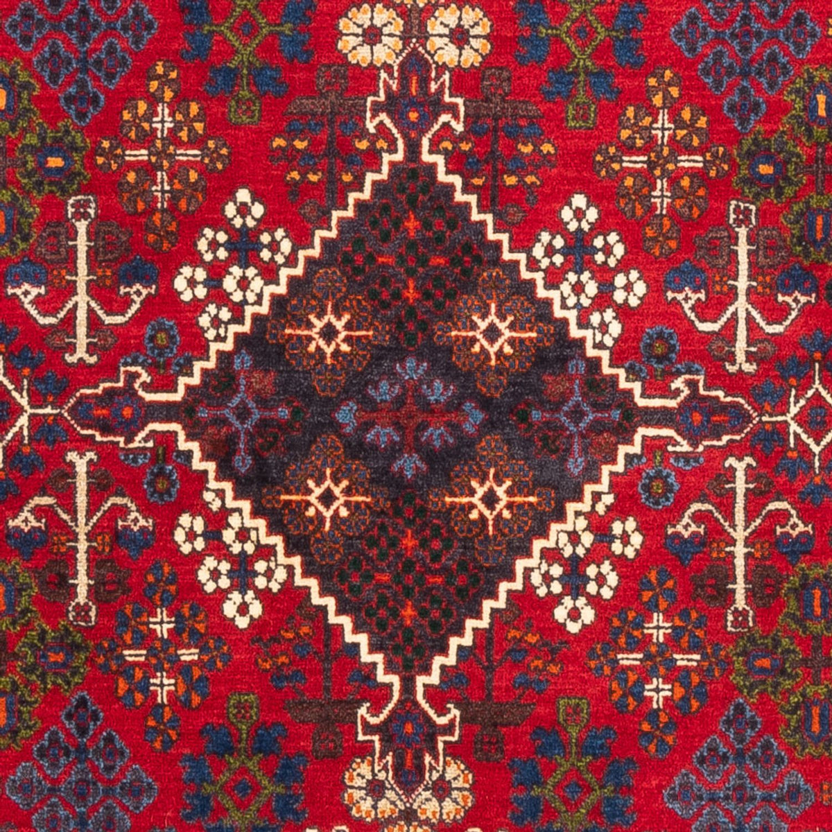 Tapis persan - Nomadic - 157 x 110 cm - rouge