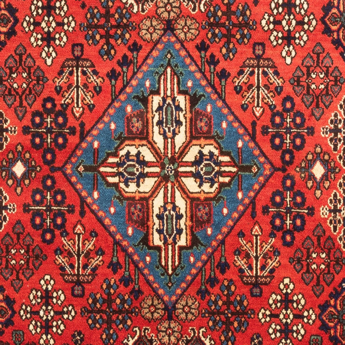 Tapis persan - Nomadic - 156 x 105 cm - rouge
