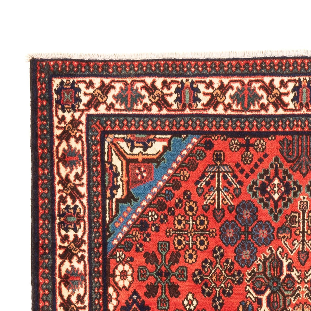 Tapis persan - Nomadic - 156 x 105 cm - rouge