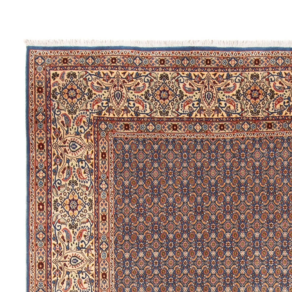 Tapis persan - Classique - 340 x 242 cm - bleu foncé