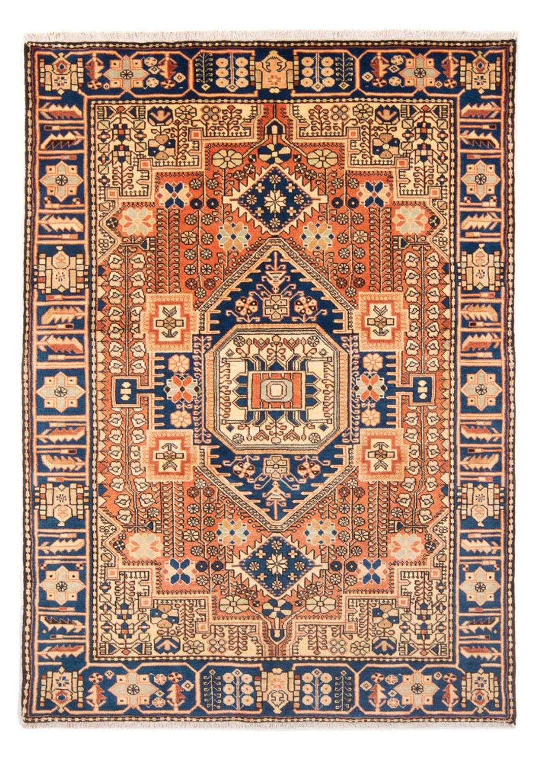 Tapis persan - Nomadic - 200 x 140 cm - beige clair