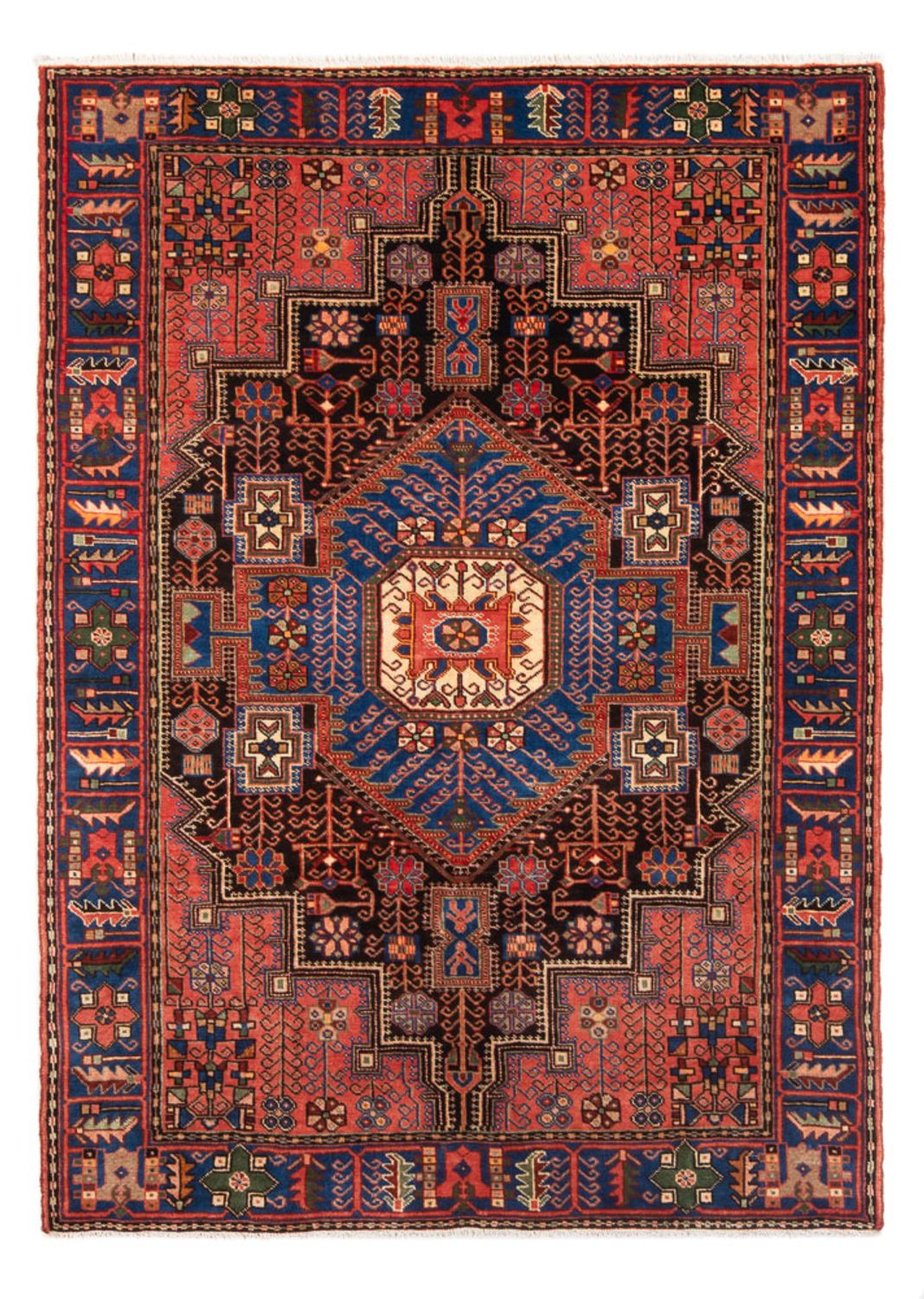 Tapis persan - Nomadic - 205 x 148 cm - bleu