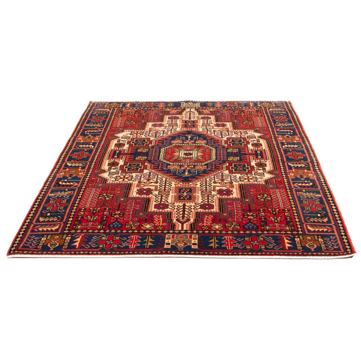 Tapis persan - Nomadic - 200 x 146 cm - bleu