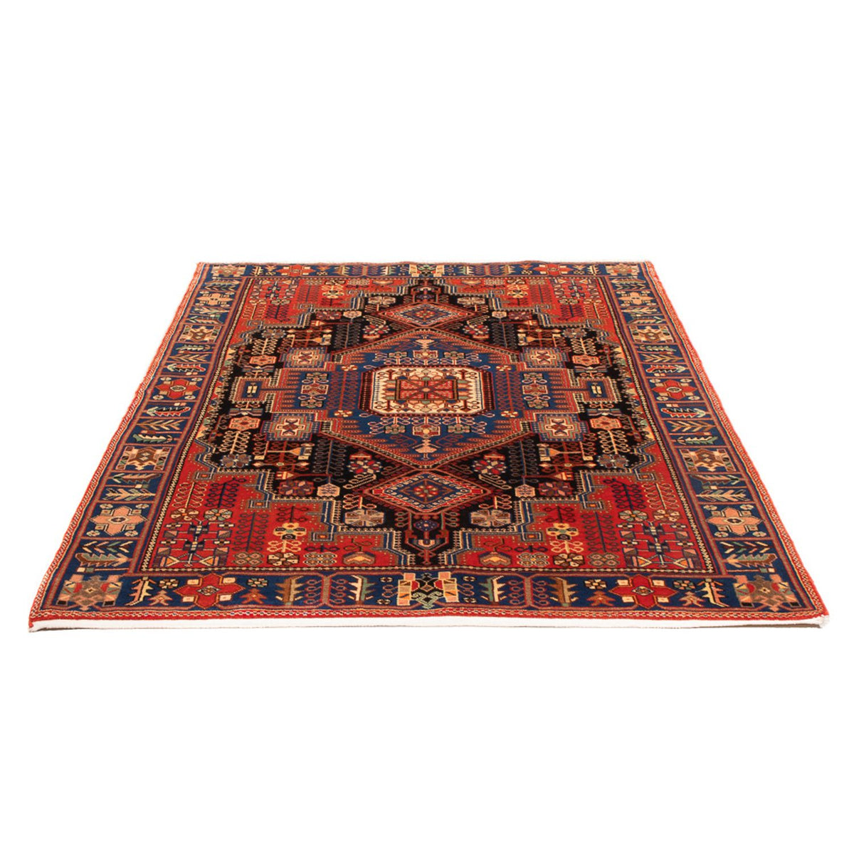 Tapis persan - Nomadic - 200 x 147 cm - bleu