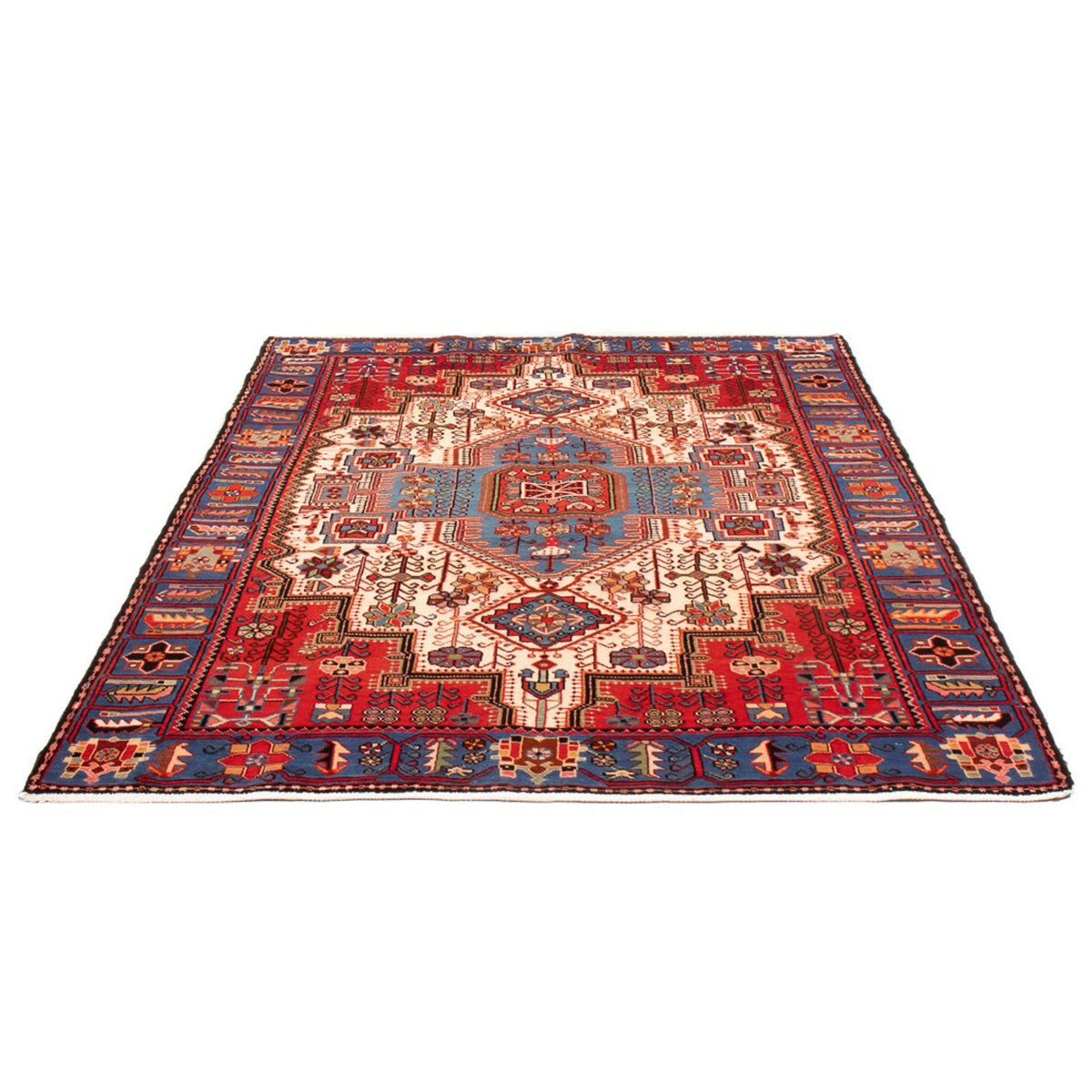 Tapis persan - Nomadic - 199 x 150 cm - bleu