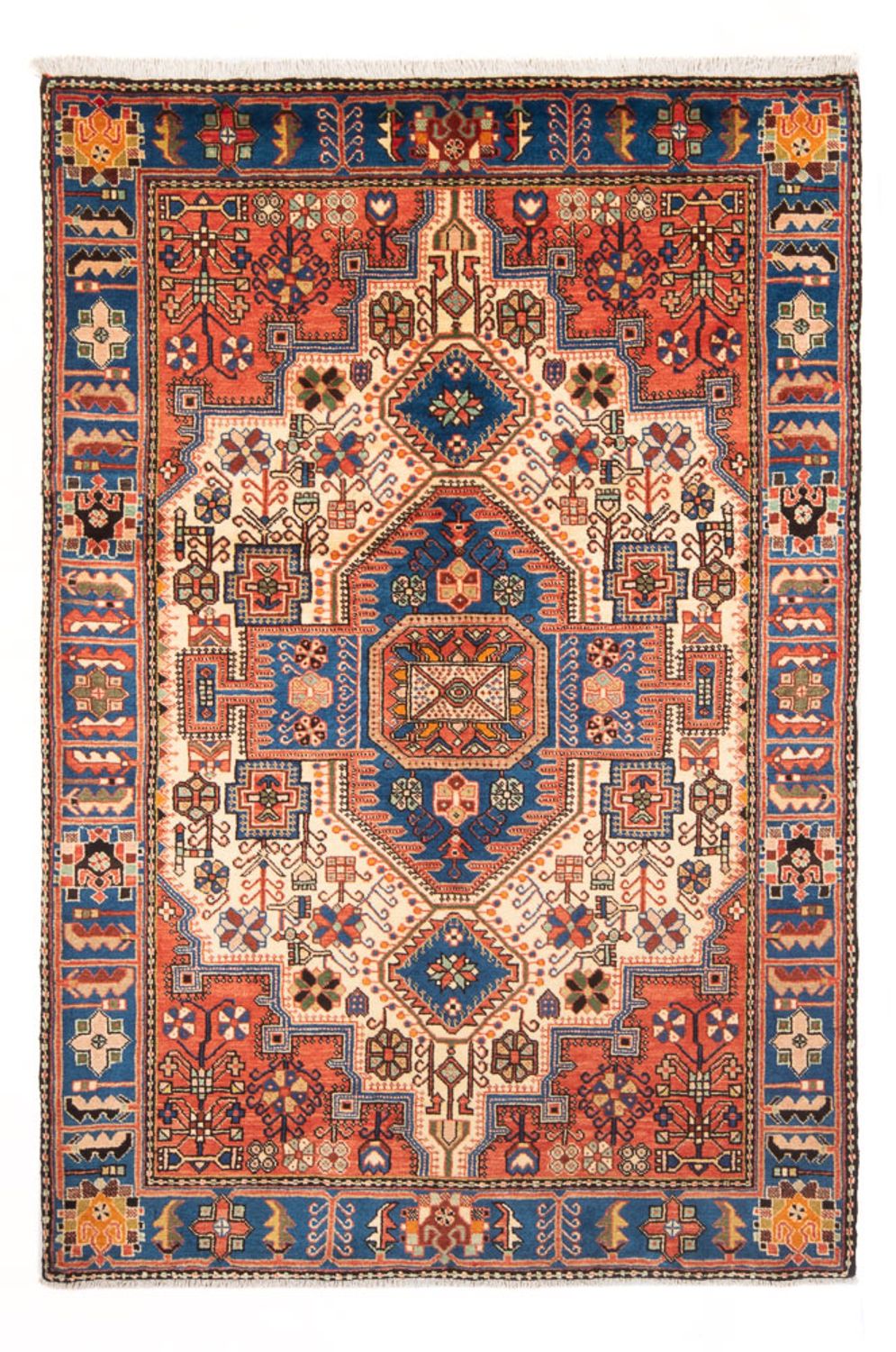 Tapis persan - Nomadic - 205 x 142 cm - bleu