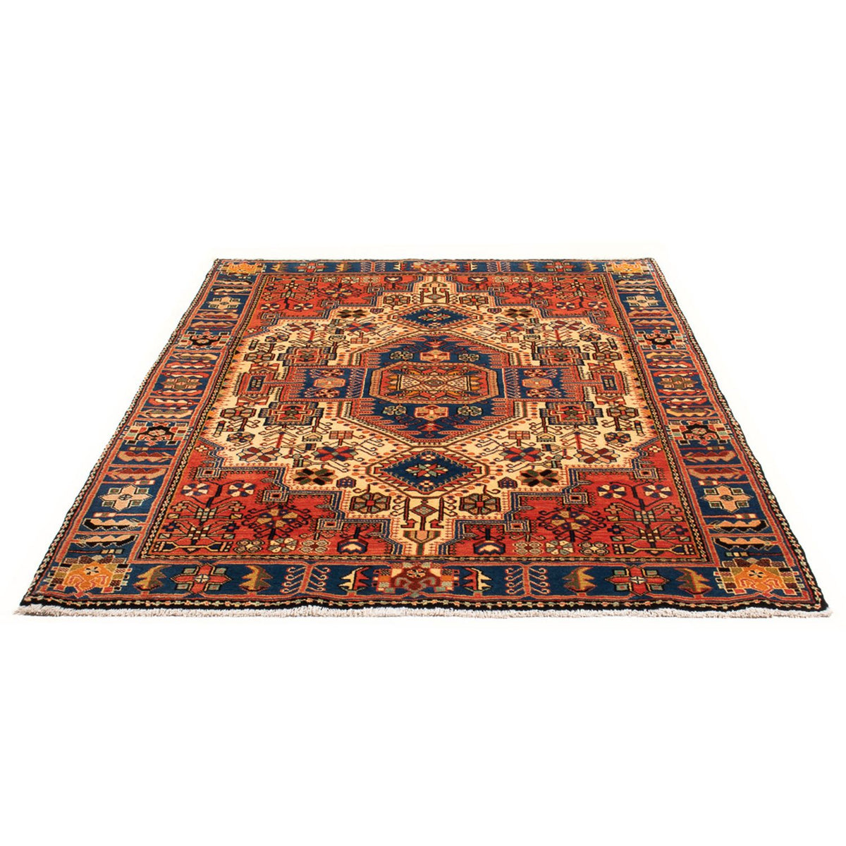 Tapis persan - Nomadic - 205 x 142 cm - bleu
