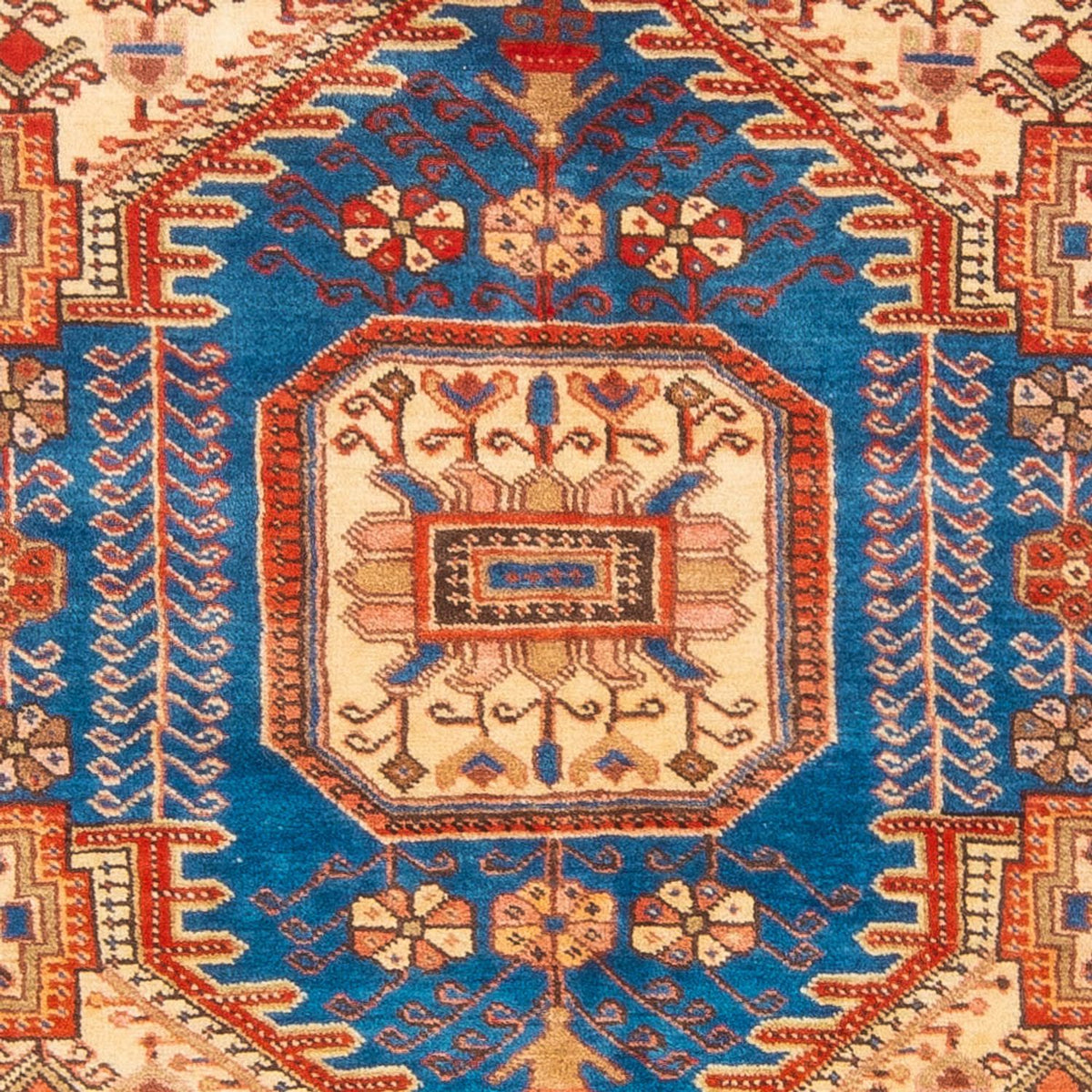 Tapis persan - Nomadic - 210 x 142 cm - bleu