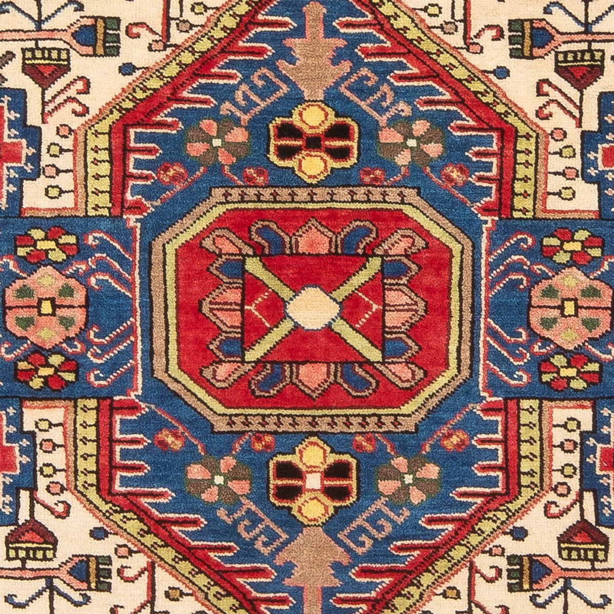 Tapis persan - Nomadic - 202 x 130 cm - bleu