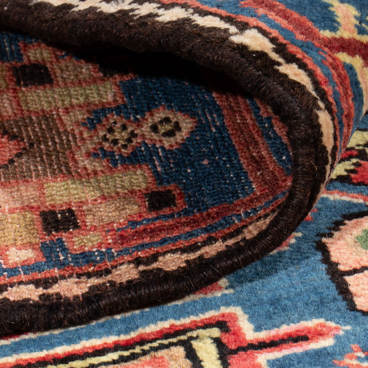 Tapis persan - Nomadic - 202 x 130 cm - bleu
