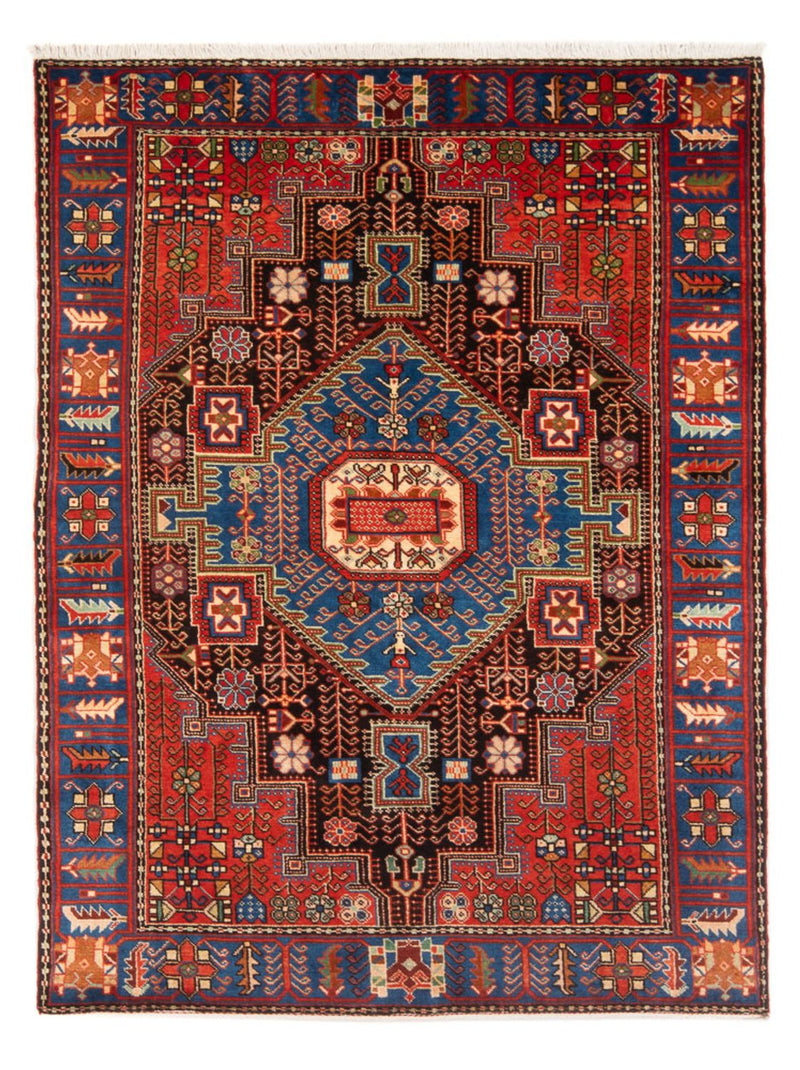 Tapis persan - Nomadic - 210 x 132 cm - bleu