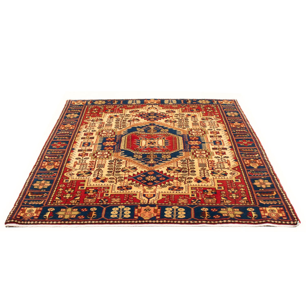 Tapis persan - Nomadic - 192 x 143 cm - bleu