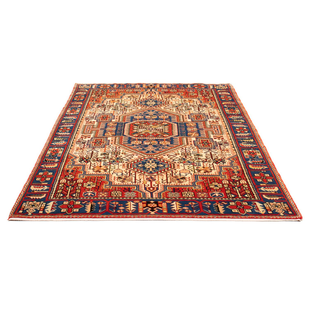 Tapis persan - Nomadic - 207 x 140 cm - bleu