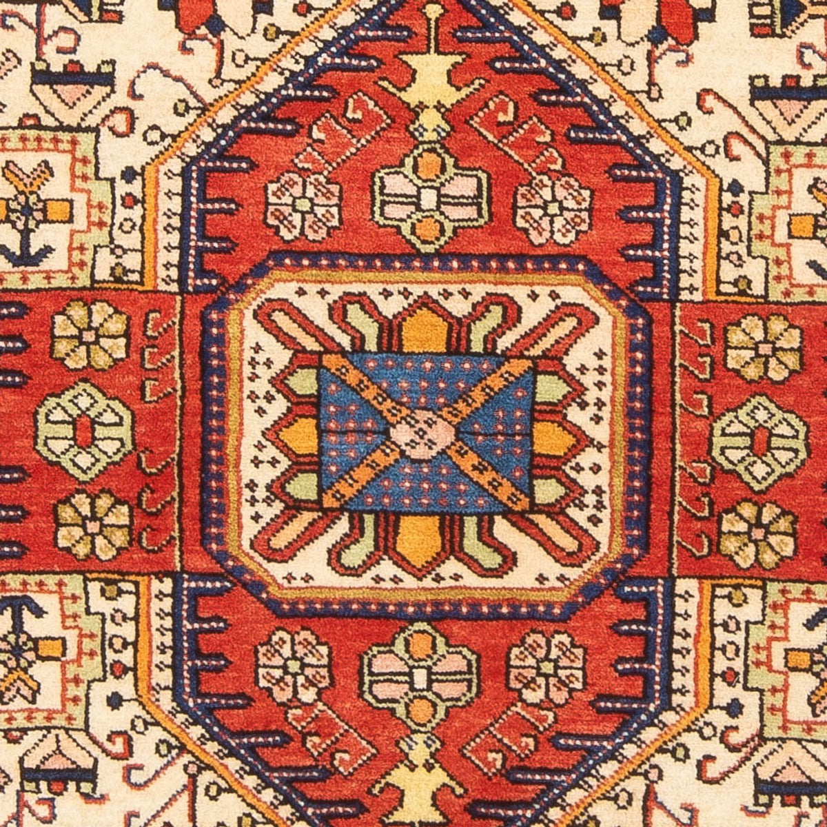 Tapis persan - Nomadic - 186 x 136 cm - rouge