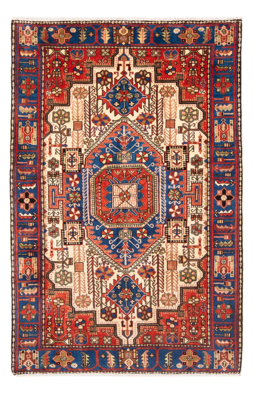 Tapis persan - Nomadic - 200 x 136 cm - bleu