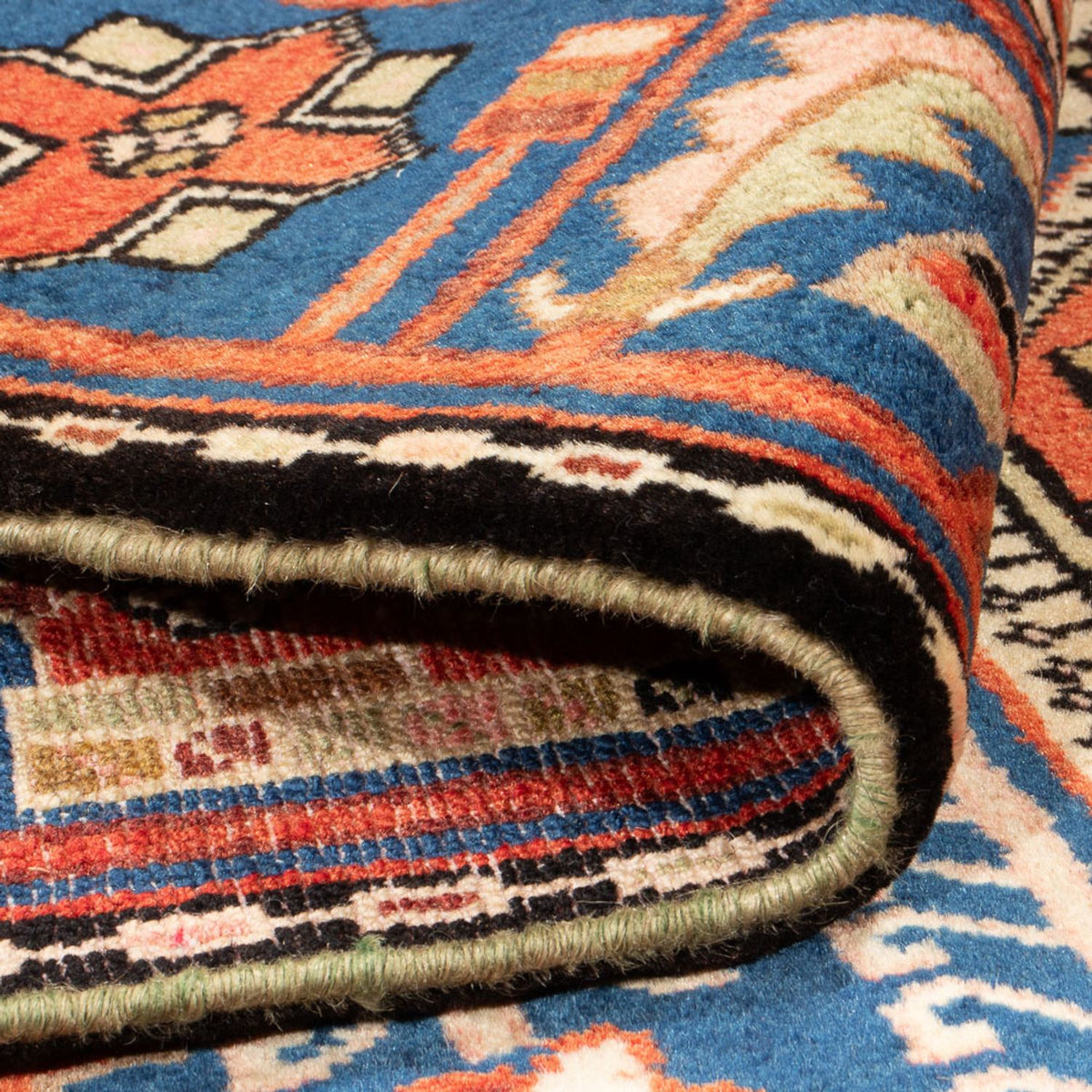 Tapis persan - Nomadic - 200 x 136 cm - bleu