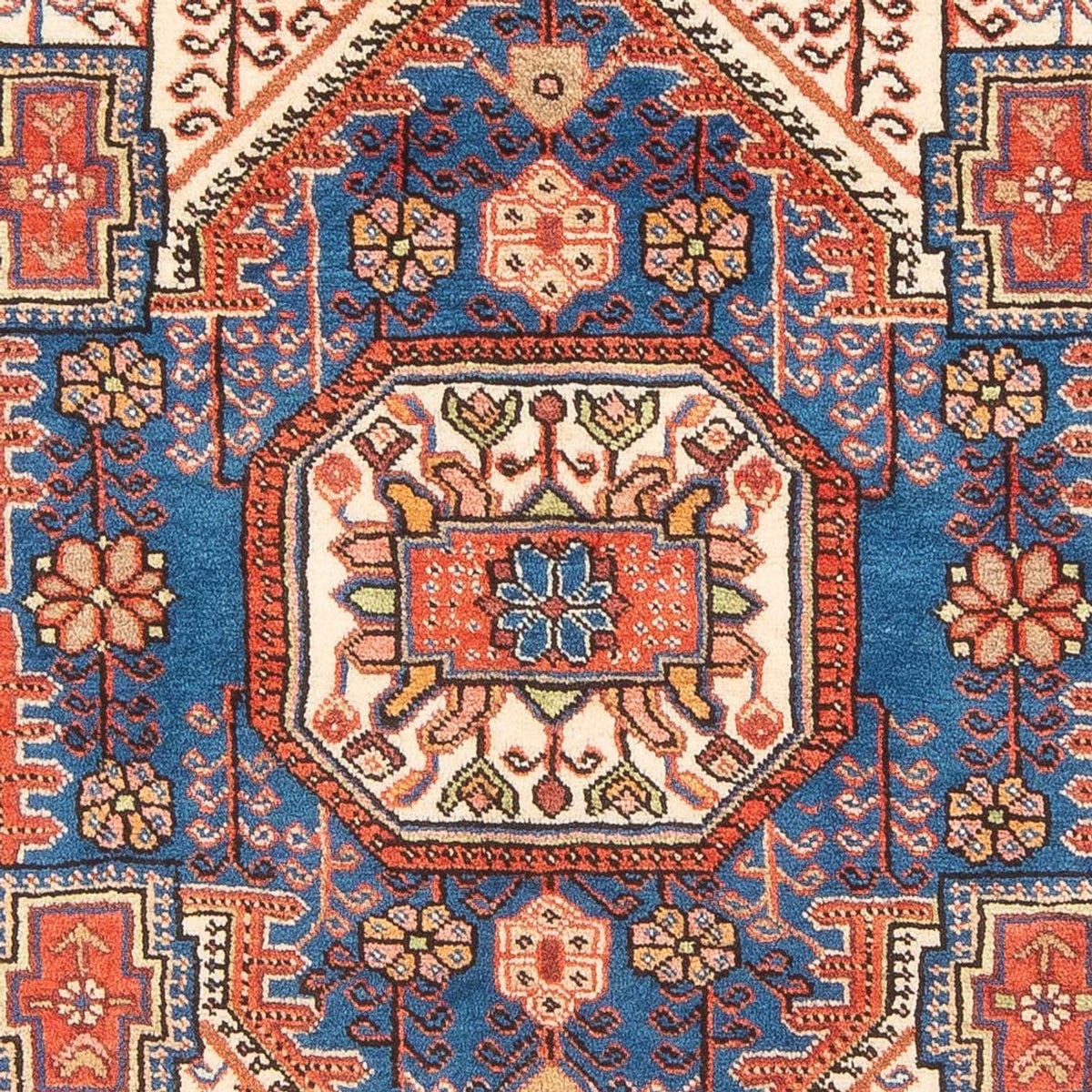 Tapis persan - Nomadic - 212 x 138 cm - bleu
