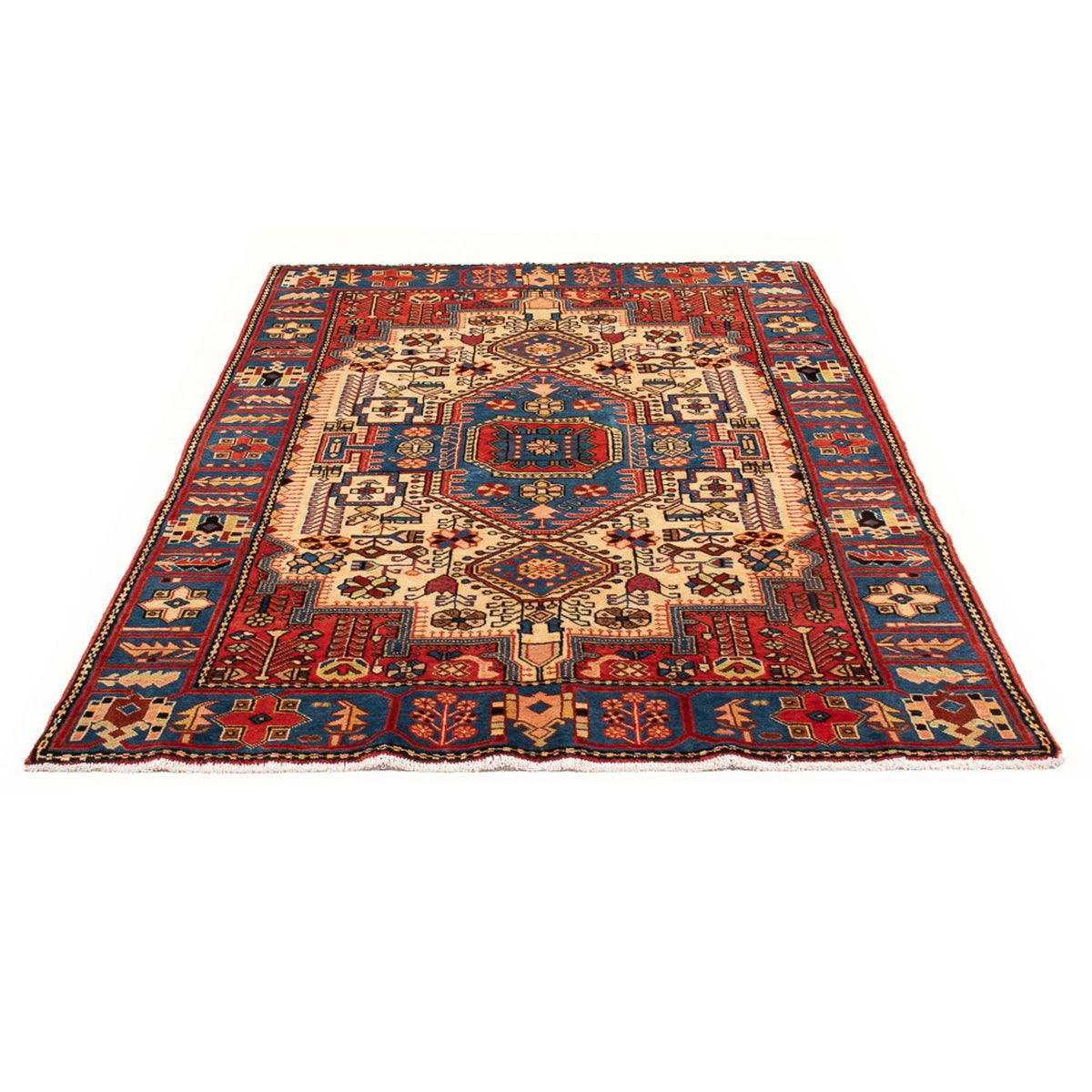 Tapis persan - Nomadic - 200 x 134 cm - bleu