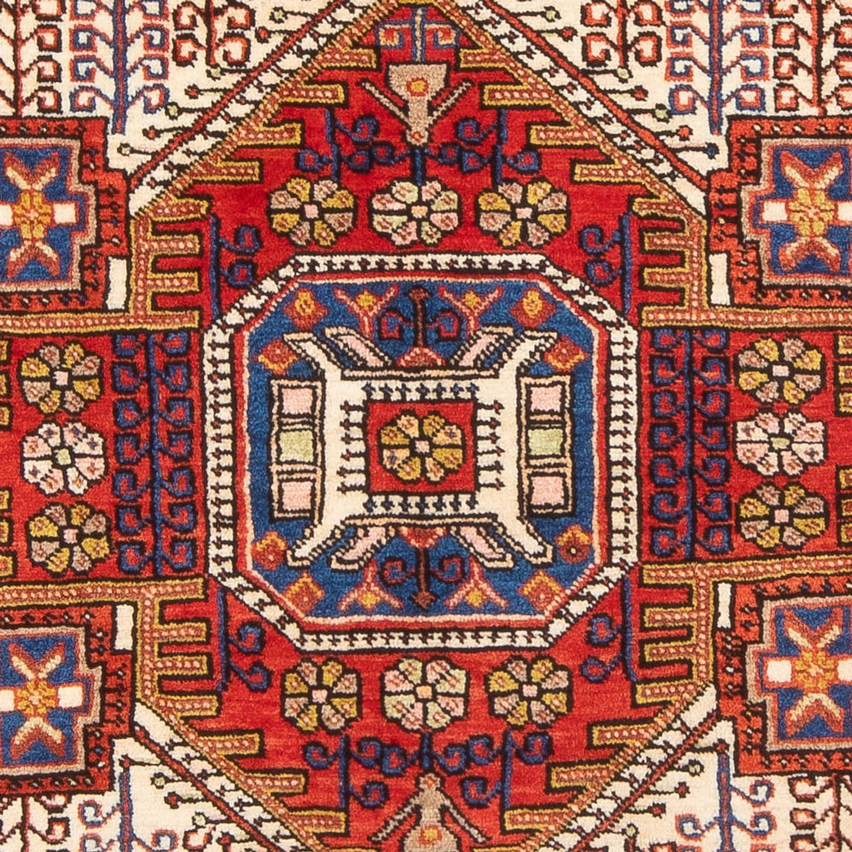 Tapis persan - Nomadic - 200 x 140 cm - rouge