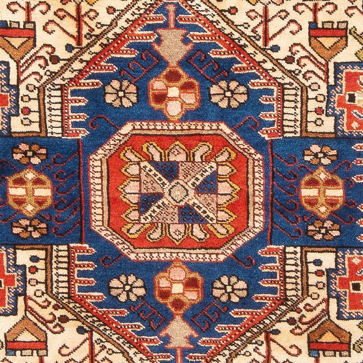 Tapis persan - Nomadic - 193 x 140 cm - bleu