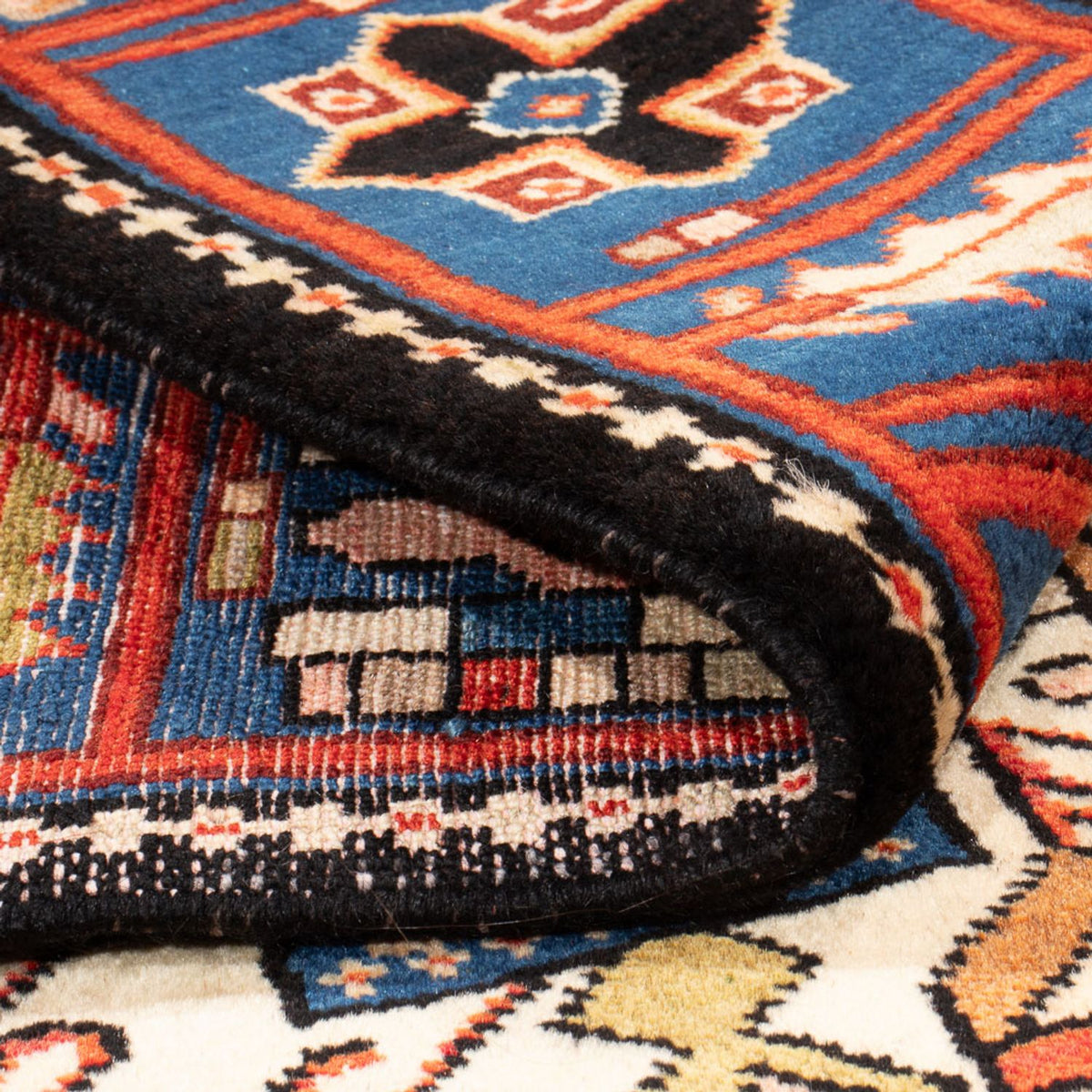 Tapis persan - Nomadic - 193 x 140 cm - bleu